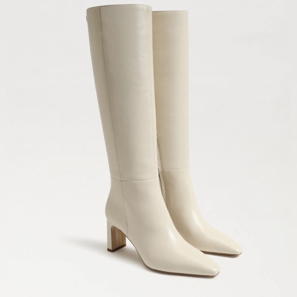 Sam Edelman Shoes - Sam Edelman SYLVIA Knee High Boot in cream Size 6.5 New with Tag